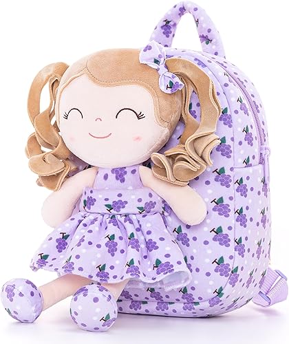 Gloveleya Mochila para niñas pequeñas para niños, Mochila de uva A04, Classic