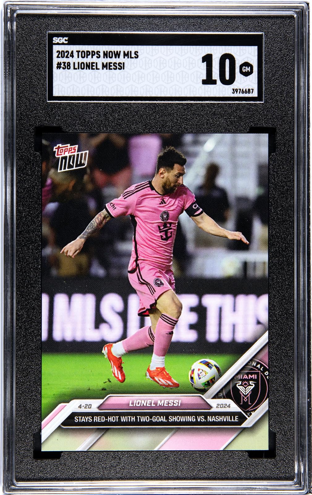 Amazon.com: Genérico World Trading Cards calificadas, Lionel Messi