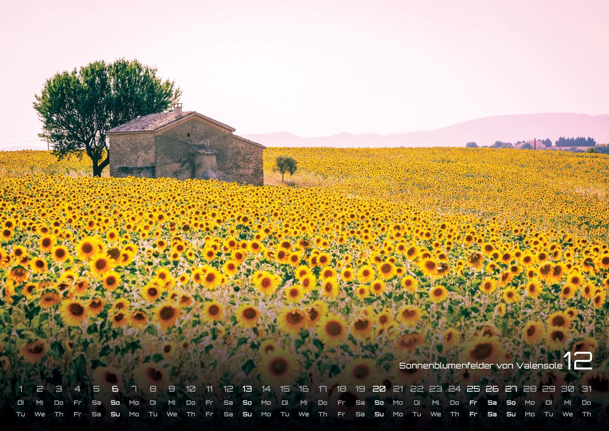 Provence - ein besonderes Stück Frankreich - 2026 - Kalender DIN A2: Der Wandkalender mit den schönsten Motiven aus dem Südosten Frankreichs für das ... extragroßen Format DIN A2 (ca. 60 x 42 cm)!