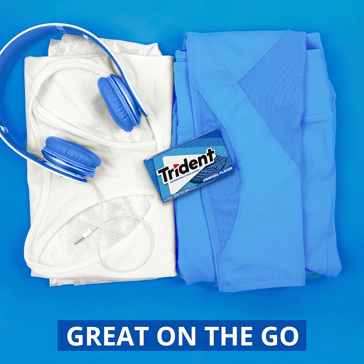 Trident Sugar-Free Chewing Gum Variety Pack Candy, Spearmint, Perfect Peppermint & Original Flavor, 36 Packs of 14 Pieces (252 Total Pieces)