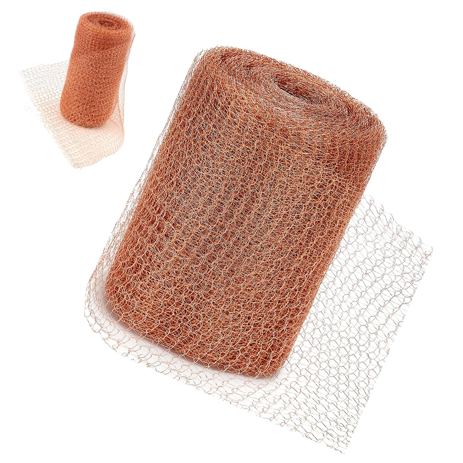 Duomama 9.8ft Pure Copper Slug Repellent Tape - Rat Control & Snail Deterrent for Gardens, Pet-Friendly Barrier Mesh, Indoor Use for Plant Protection