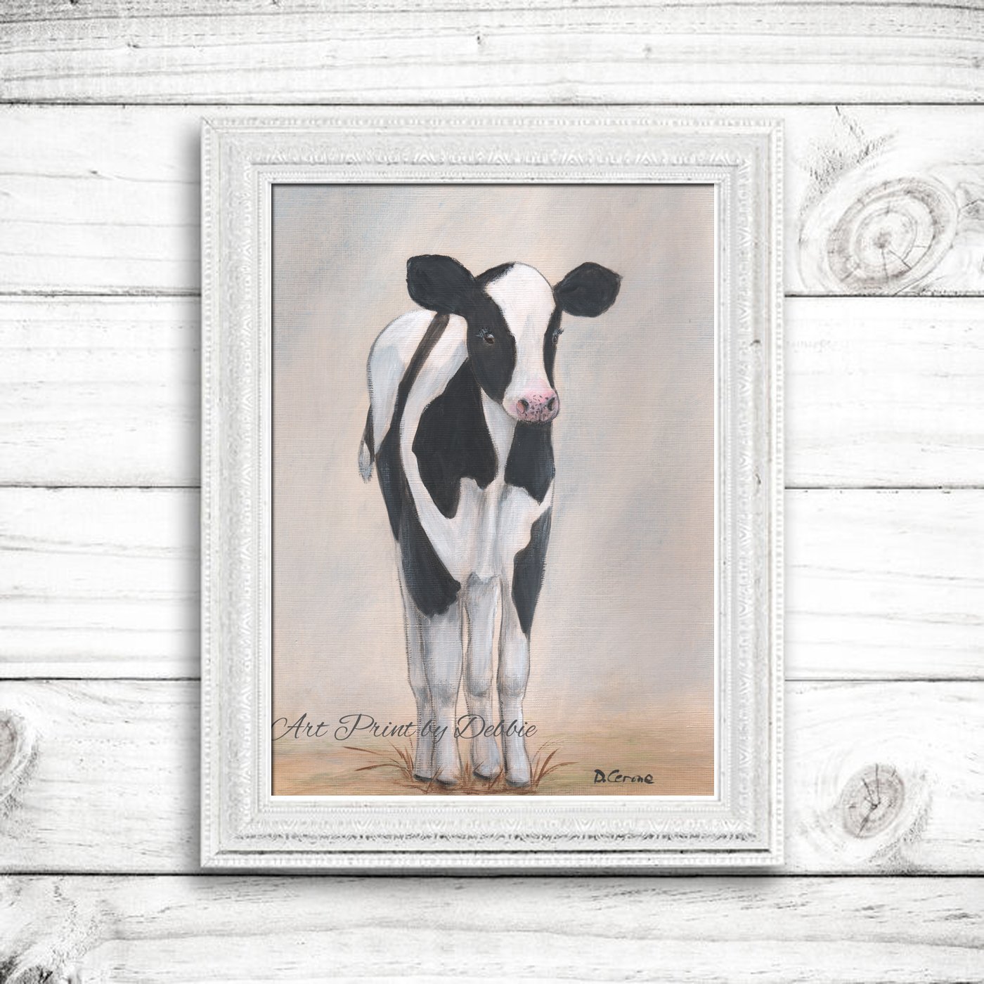 Farm Animal Unframed Nursery Prints, Choose One Print, Baby Chick, Pig, Cow, Lamb, Modern Farmhouse Neutral Nursery Wall Art, Cute Minimal Kids Room Prints Country Kitchen Poster, To 24x36 - Image 5