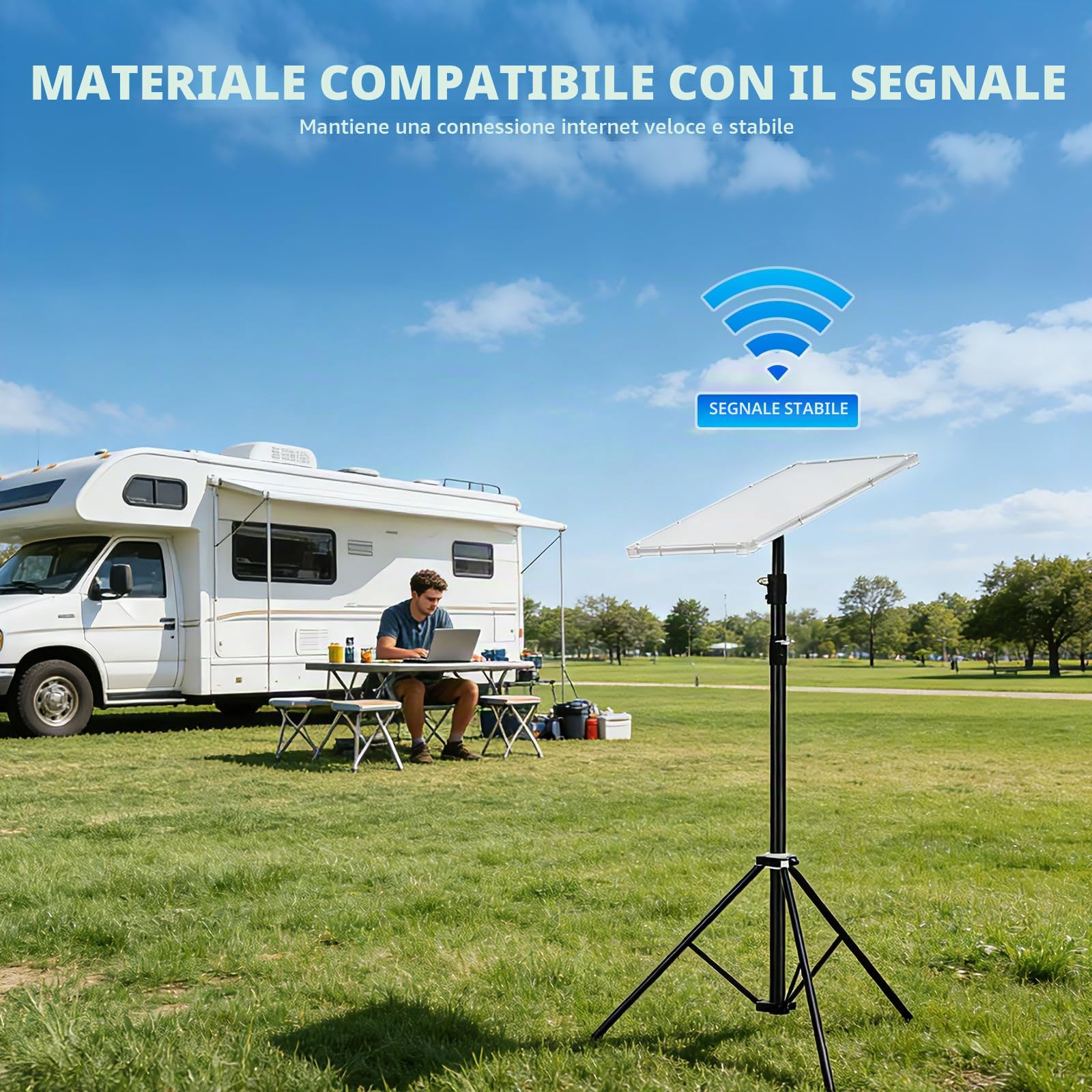 Custodia Rigida PC per Starlink Standard Gen 3, Cover Policarbonato per Tetto di Camper, Camion e Auto, Resistente a Intemperie e Calore, Facile Installazione a Vite