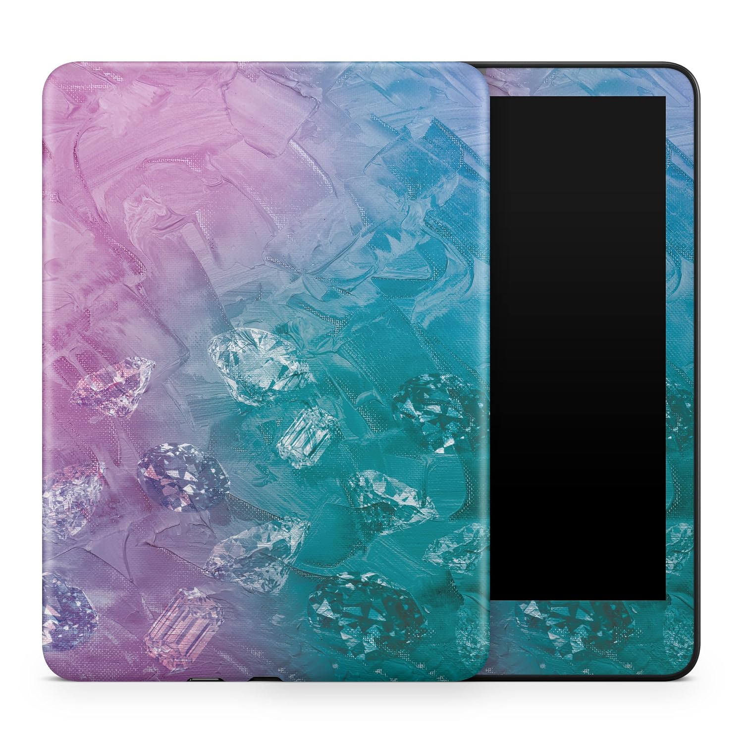 Glossy Glitter Tablet Skin Compatible with Amazon Kindle Colorsoft (2024) - Rastafari Kush - Premium 3M Vinyl Protective Wrap Decal Cover - Easy to Apply | Crafted in The USA by MightySkins