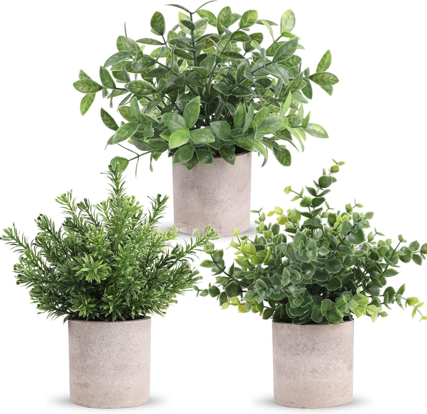 Der Rose Künstliche Pflanzen Wie Echt Eukalyptus Pflanzen Fake Plants für Deko Wohnzimmer Schlafzimrmer Zimmer Wanddeko Badezimmer Deko