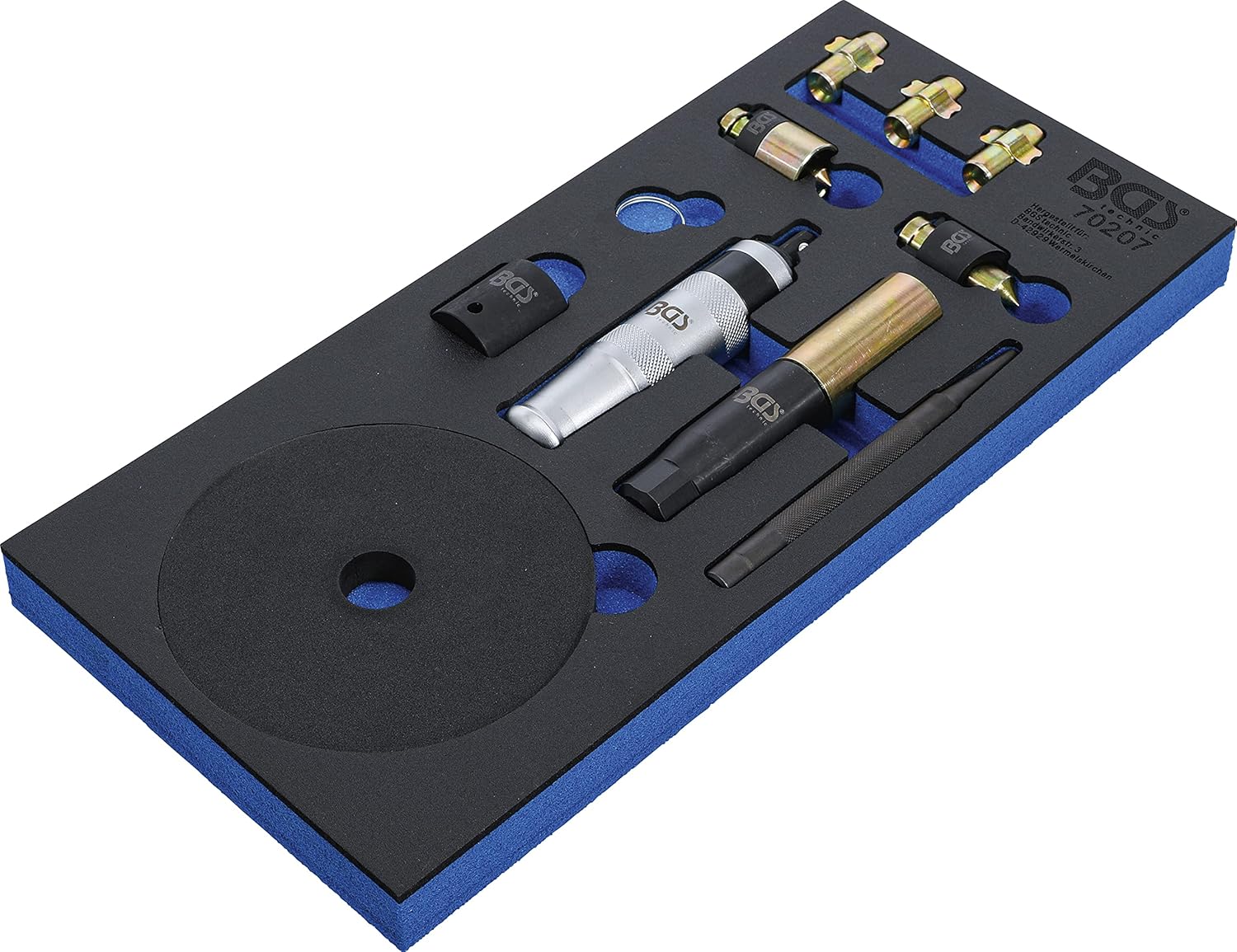 BGS 70207 | Tool Tray 1/3: Rim Lock Dismantling Tool Set | universal