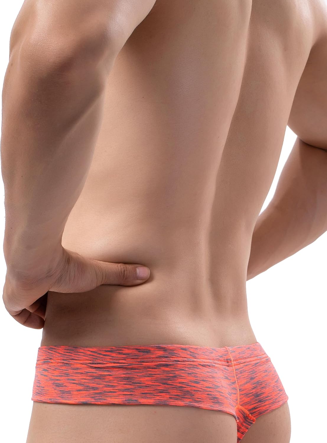 iKingsky Men's Colorful Cheeky Thong Sexy Mini Cheek Underwear Sext Quick-dry Under Panties for Men - Image 3