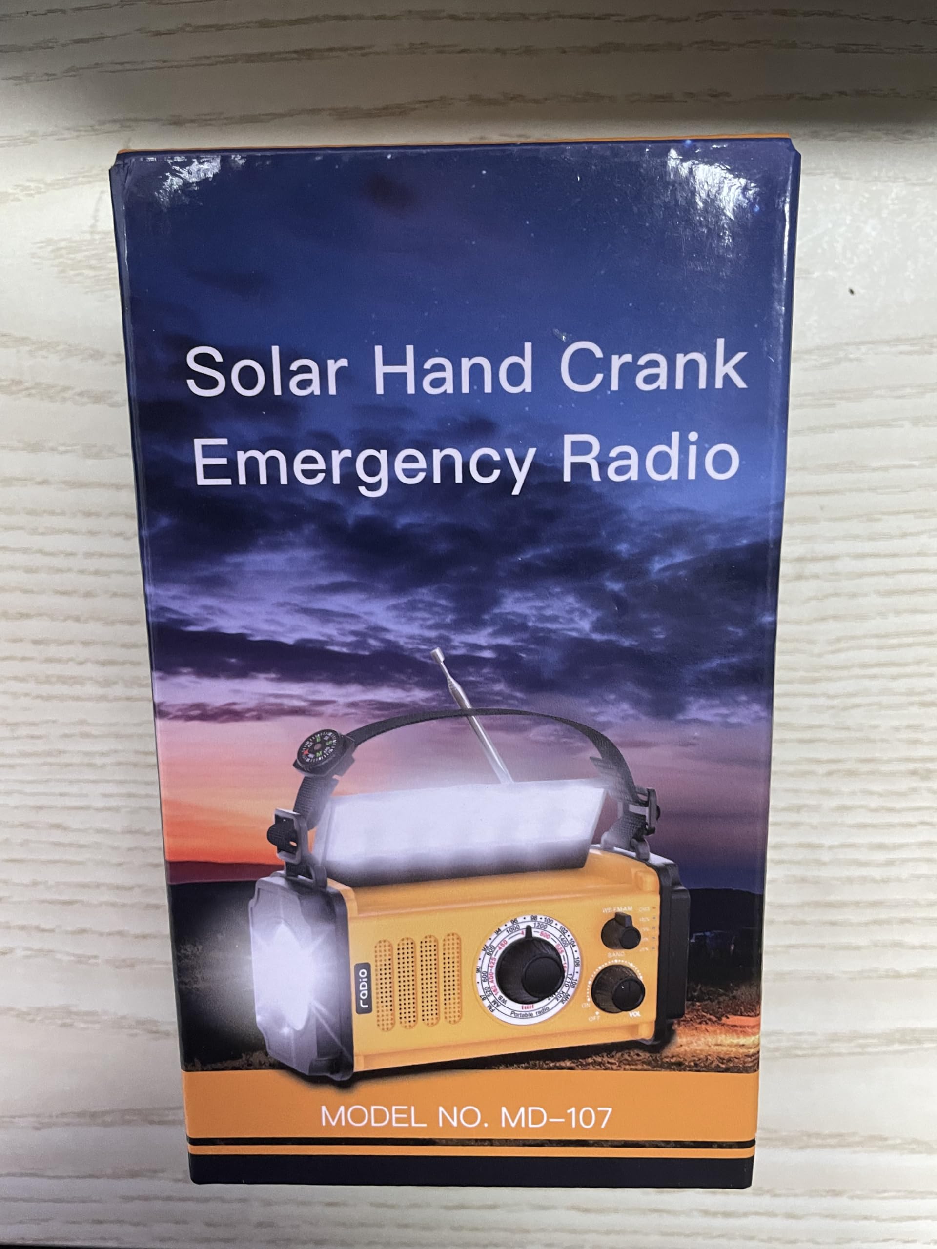 48100mWh/13000mAh Solar Kurbel Notfall Radio, 5-Wege Tragbare AM FM Dynamo Weltempfänger Radio, USB Handy-Lader,800LM Campinglampe| Leselampe,SOS Alarm,Kompass für Blackout Notfallausrüstung Überleben