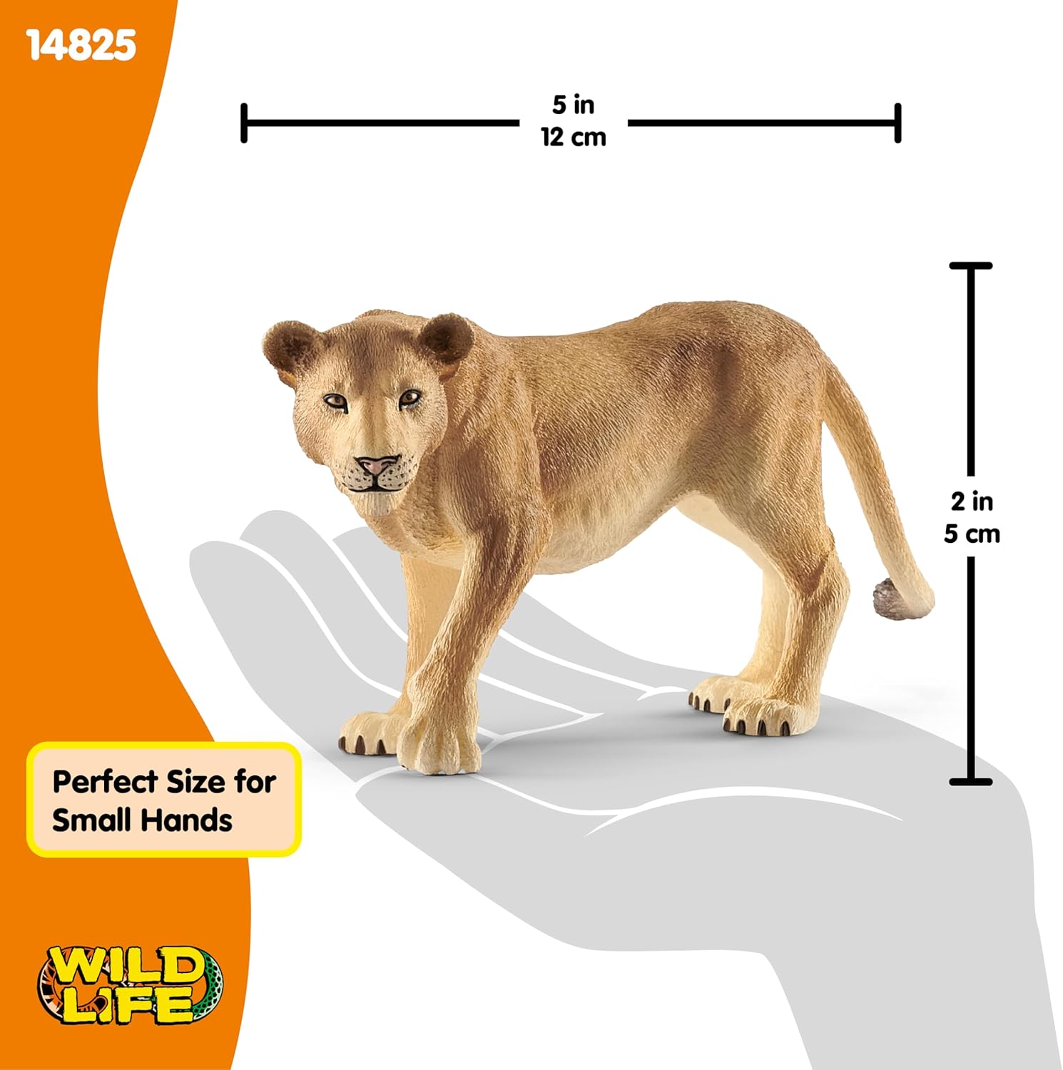 Schleich Wild Life Realistic Lioness Figurine - Authentic and Highly Detailed Wild Animal Toy, Durable for Education and Fun Play for Kids, Perfect for Boys and Girls, Ages 3+