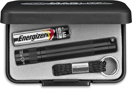 Miniatura 3 de Maglite Solitaire linterna incandescente usa 1 pila AAA se presenta en una caja plateada