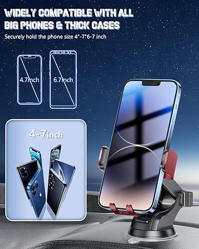 Miniatura 7 de Surper - Cargador inalámbrico para automóvil, soporte de teléfono de carga rápida BothLin 3 en 1, soporte de teléfono con sujeción automática,