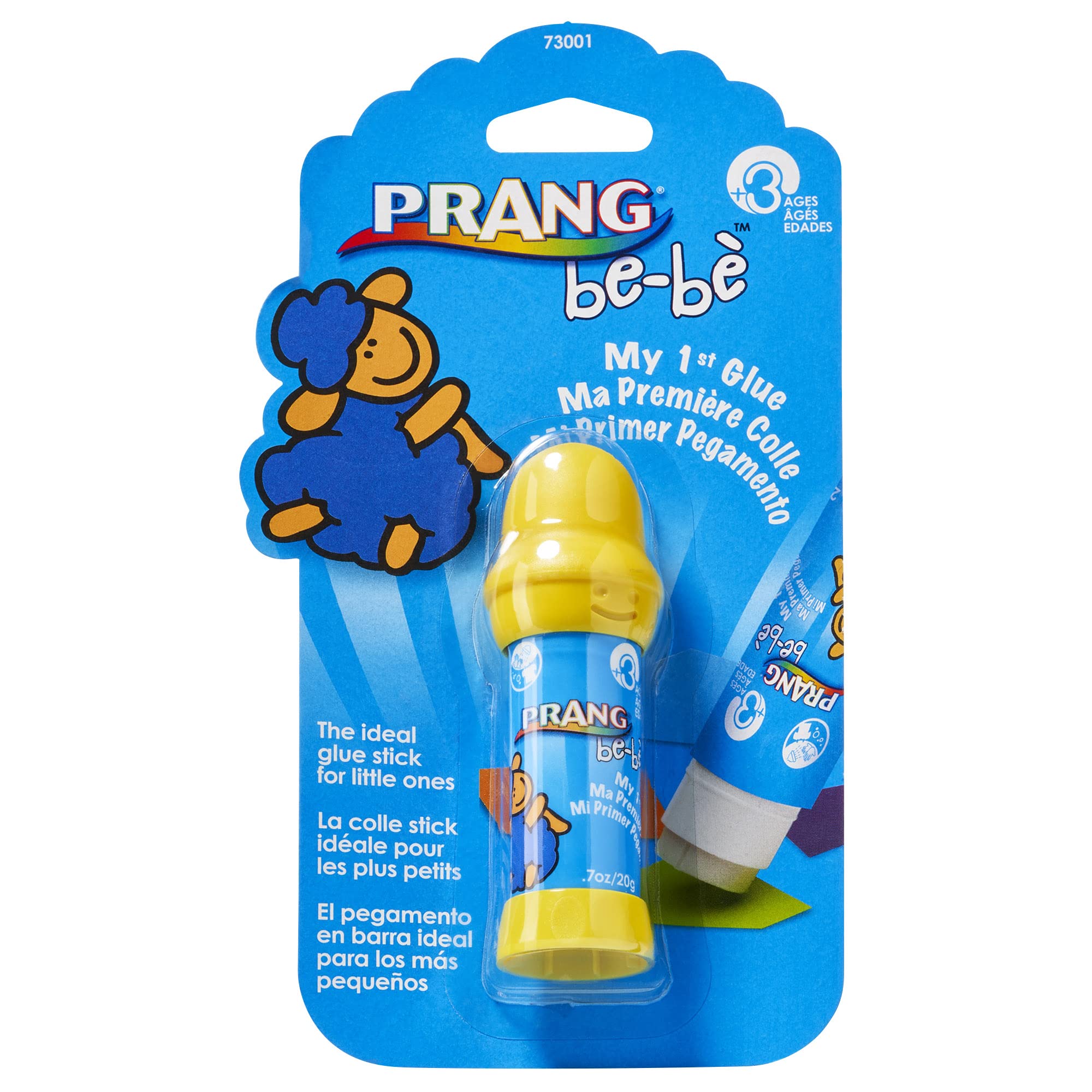 Prang be-be My 1st Beginners' Glue Stick, Clear, 0.7 Oz., 1 Count
