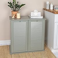 Vista 20 de Household Essentials - Gabinete para cestas de ropa sucia con apertura frontal