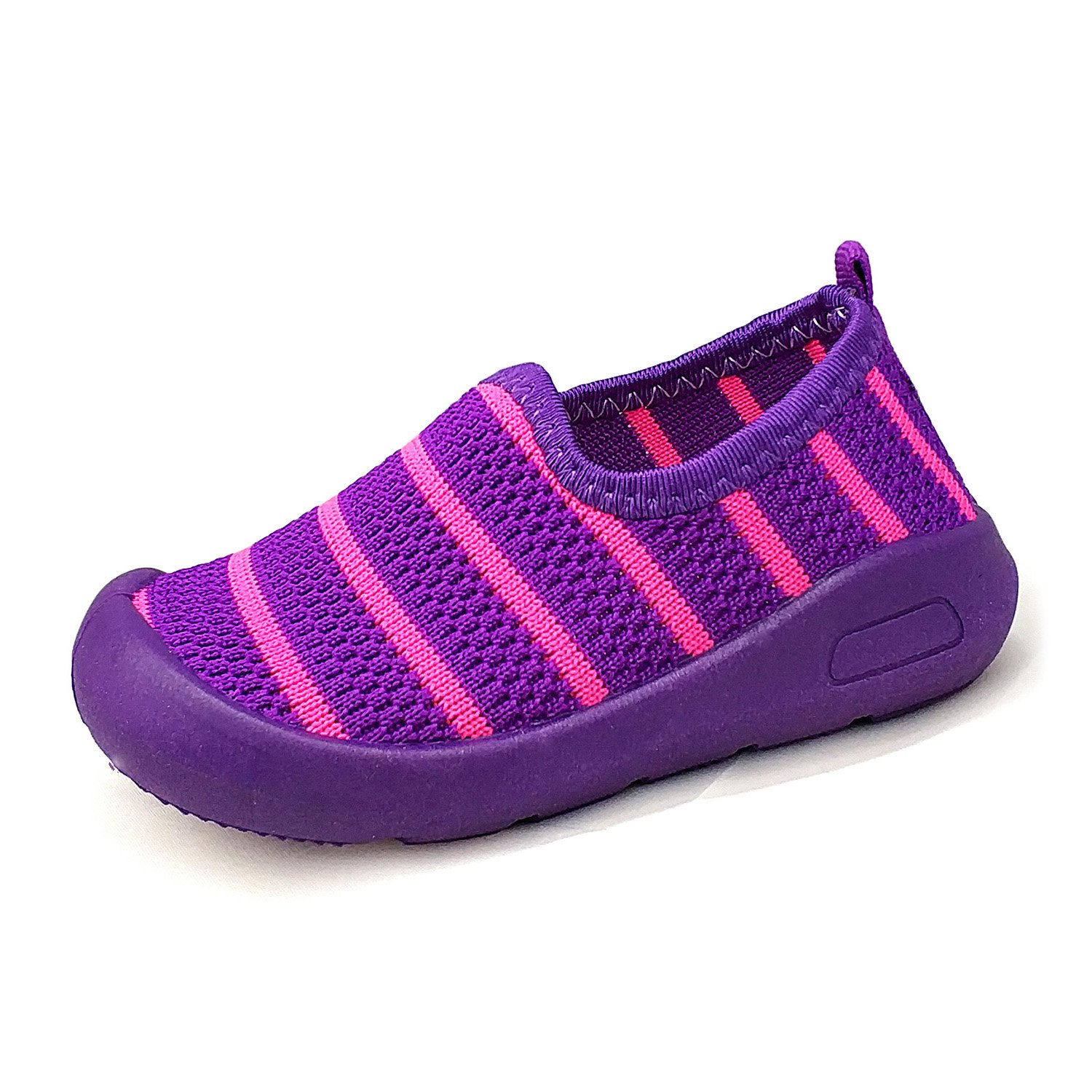 Z-T FUTURE Kids Mesh Breathable Rubber Sole Slip-On Sneakers Toddler Beach Water Shoes 5Colors
