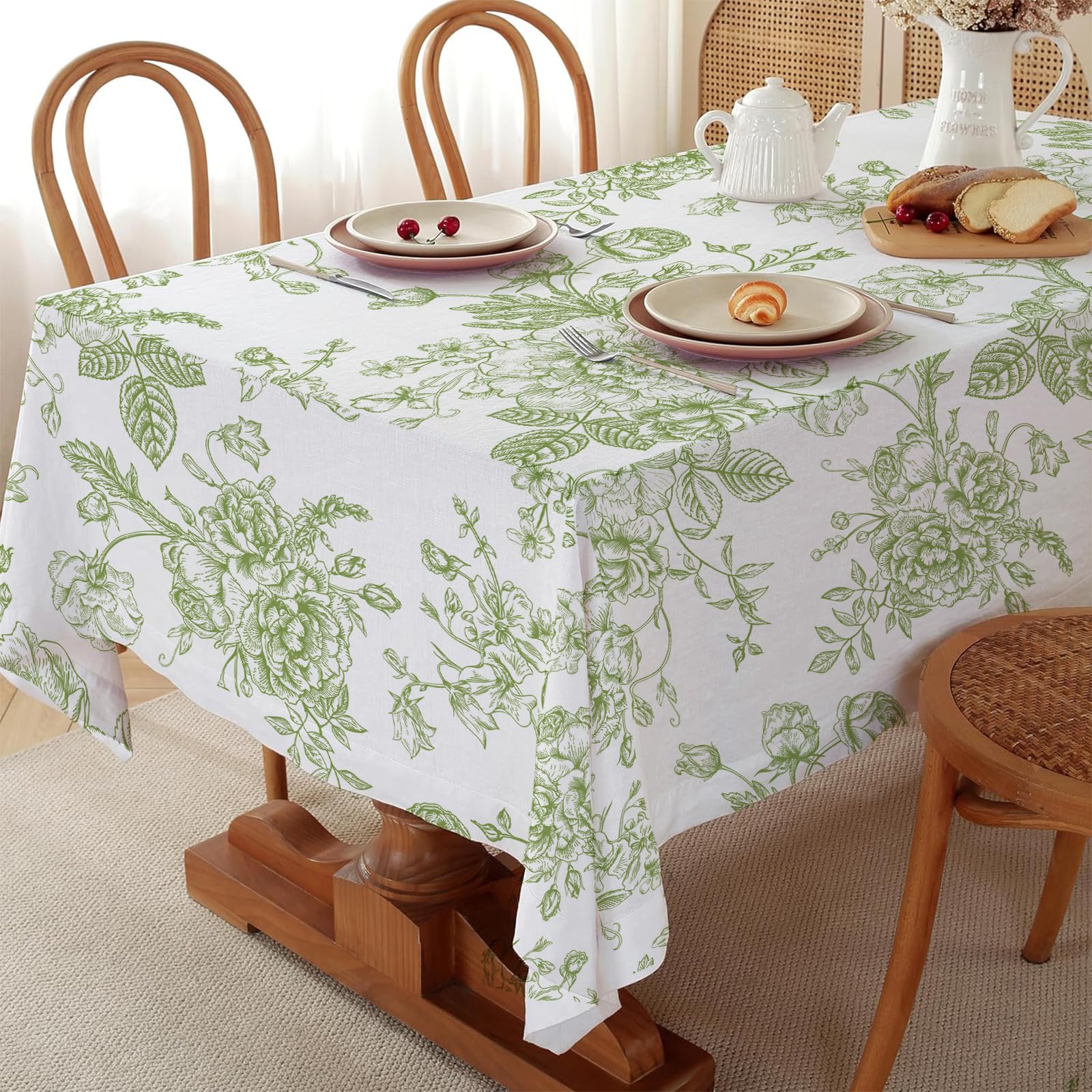 Tovaglia da Picnic Verde a Quadri 140x240 | Resistente e Pratica
