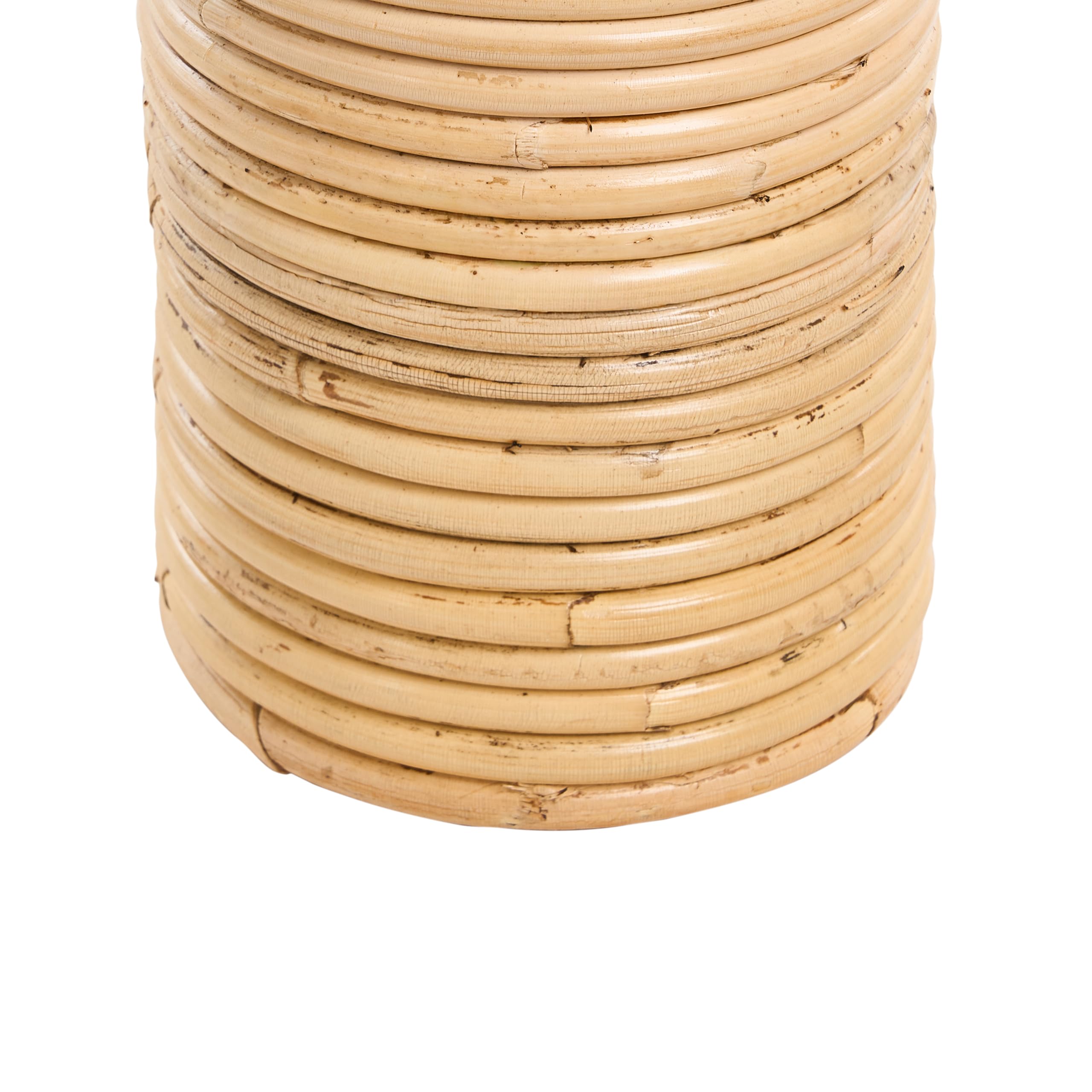 Dekoracyjny wazon na zewnątrz i do wewnątrz z rattanu w stylu boho 55 cm rattan naturalny Premana