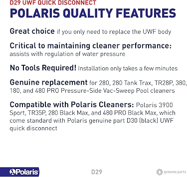 Polaris Genuine Parts C55 Plastic Wheel Screw Replacement