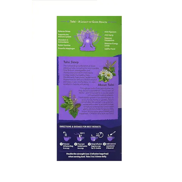 ORGANIC INDIA Organic Tulsi Sleep Tea, 18 CT 4