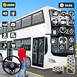 Realistic traffic and Peoples Premium Bus Simulator Game 3d Bus Racing Game - Pro Bus Parking Game