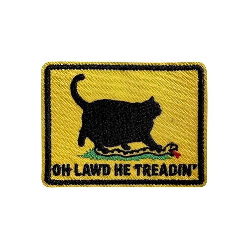 Oh Lawd He Treading Hook and Loop Patch, 3 Inches