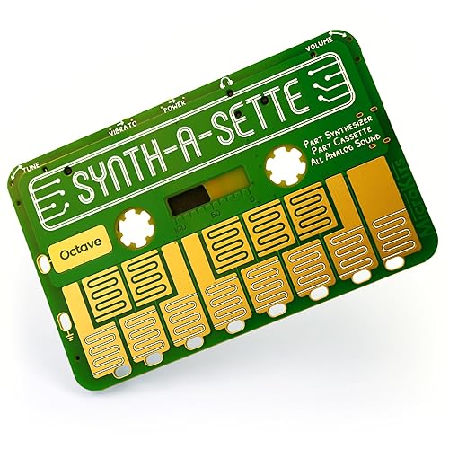 MicroKits Synth-a-Sette: Create Your Own Banana Keyboard With This Cassette Sized Analog Synthesizer, SN1-KIT