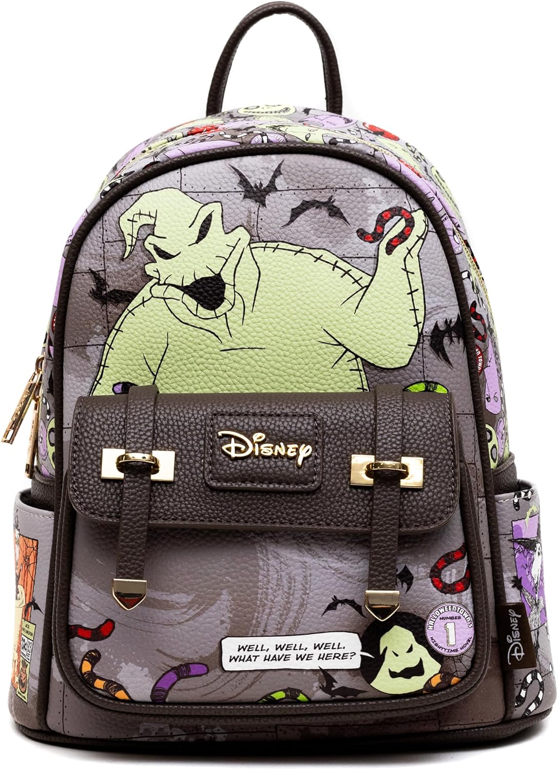 Wondapop Nightmare Before Christmas - Oogie Boogie 11" Vegan Leather Fashion Mini Backpack