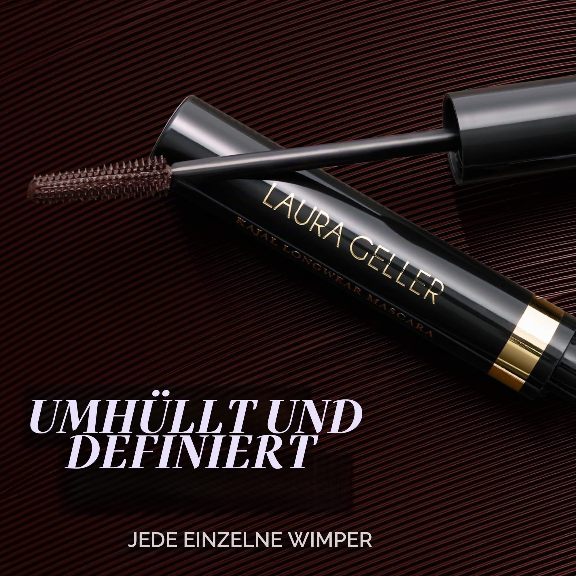 VERSAINSECT New York Kajal Longwear Mascara - zum Ausbessern, Definieren, Curling, Buildable Formula Eye Makeup, innovative Curling Brush - 1 Stück