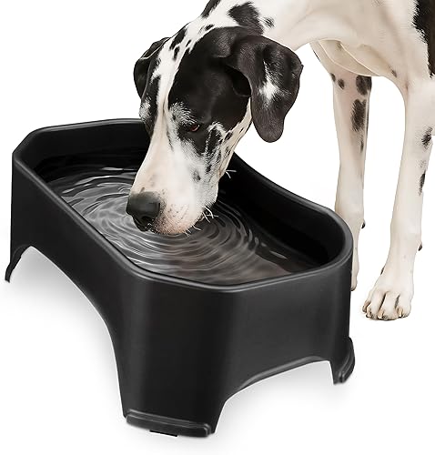 Miniatura 20 de Neater Pet Brands Cuenco de agua extra grande para perros, cuenco de agua para perros al aire libre (capacidad XL de 1.25 galones), plato de comida