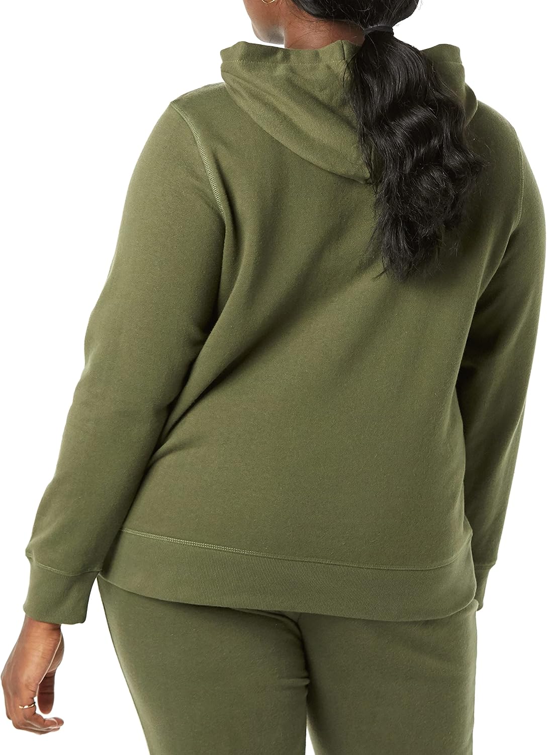 Amazon Essentials womens Regular-Fit Fleece Pullover Hoodie (Available in Plus Size) - Image 2