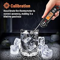 Vista 6 de ThermoPro TP19H Termómetro digital impermeable para carnes con luz de fondo anbidextra y detección de movimiento, termómetro de cocina