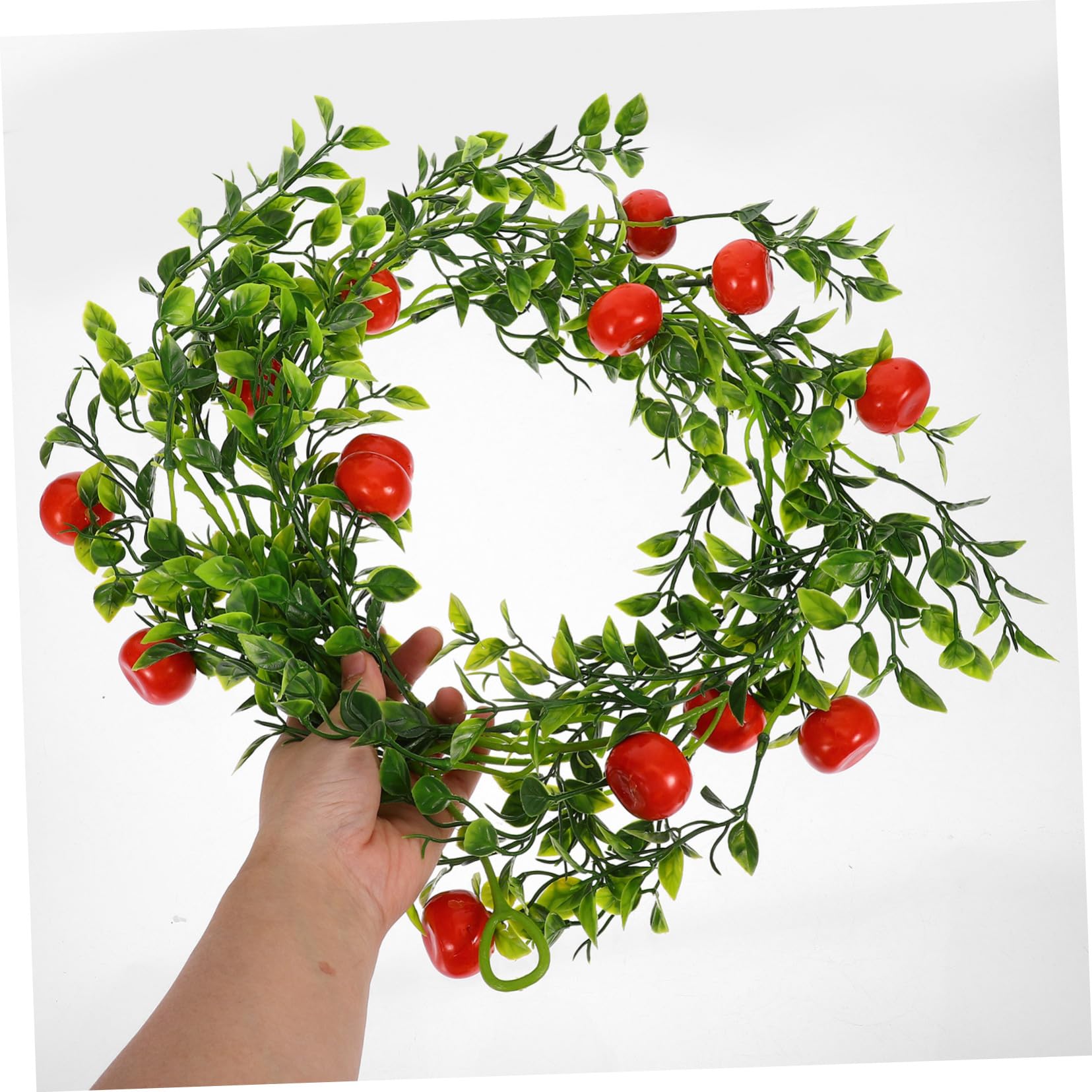PRETYZOOM 3stücke Künstliche Obstgirlande Mit Orangefarbenen Früchten Und Grünem Dekoration Für Tür Und Garten Pflegeleichte Faux Greenery Für Innen Und Außenbereiche