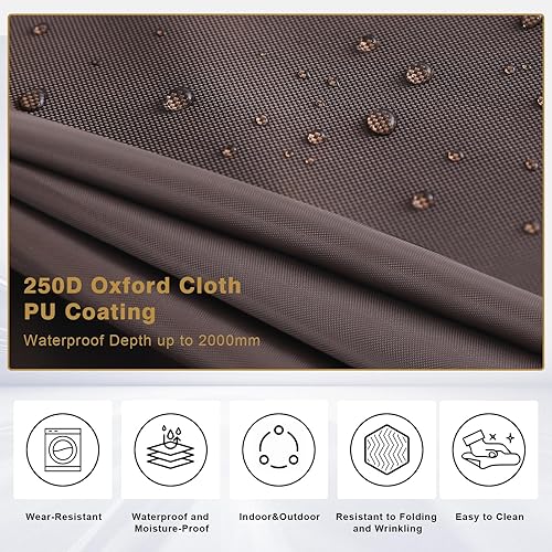 Miniatura 5 de MASTERCANOPY Panel lateral de refugio de escape con ventana (10 x 10, café)