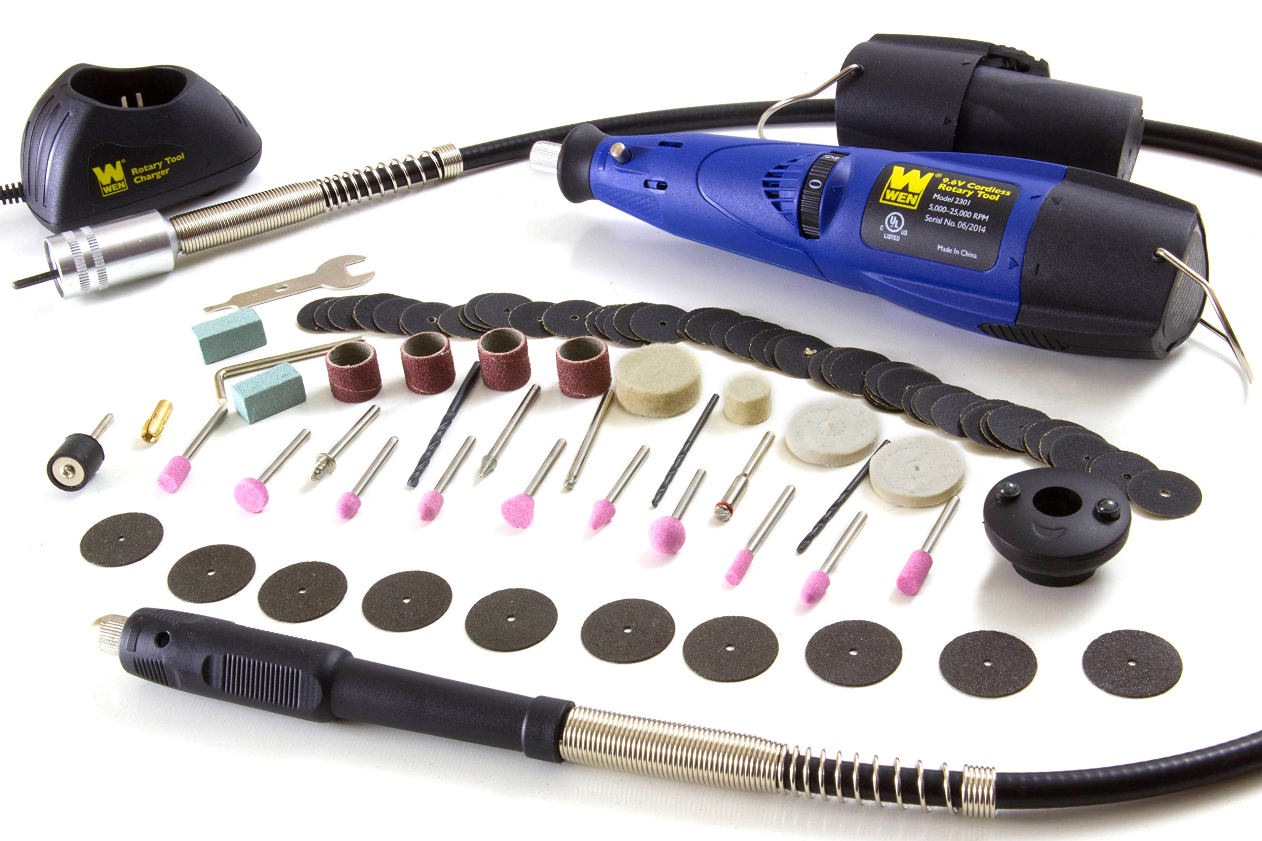 WEN 2301 9.6Volt Cordless Rechargeable Rotary Tool Kit Buy Online in