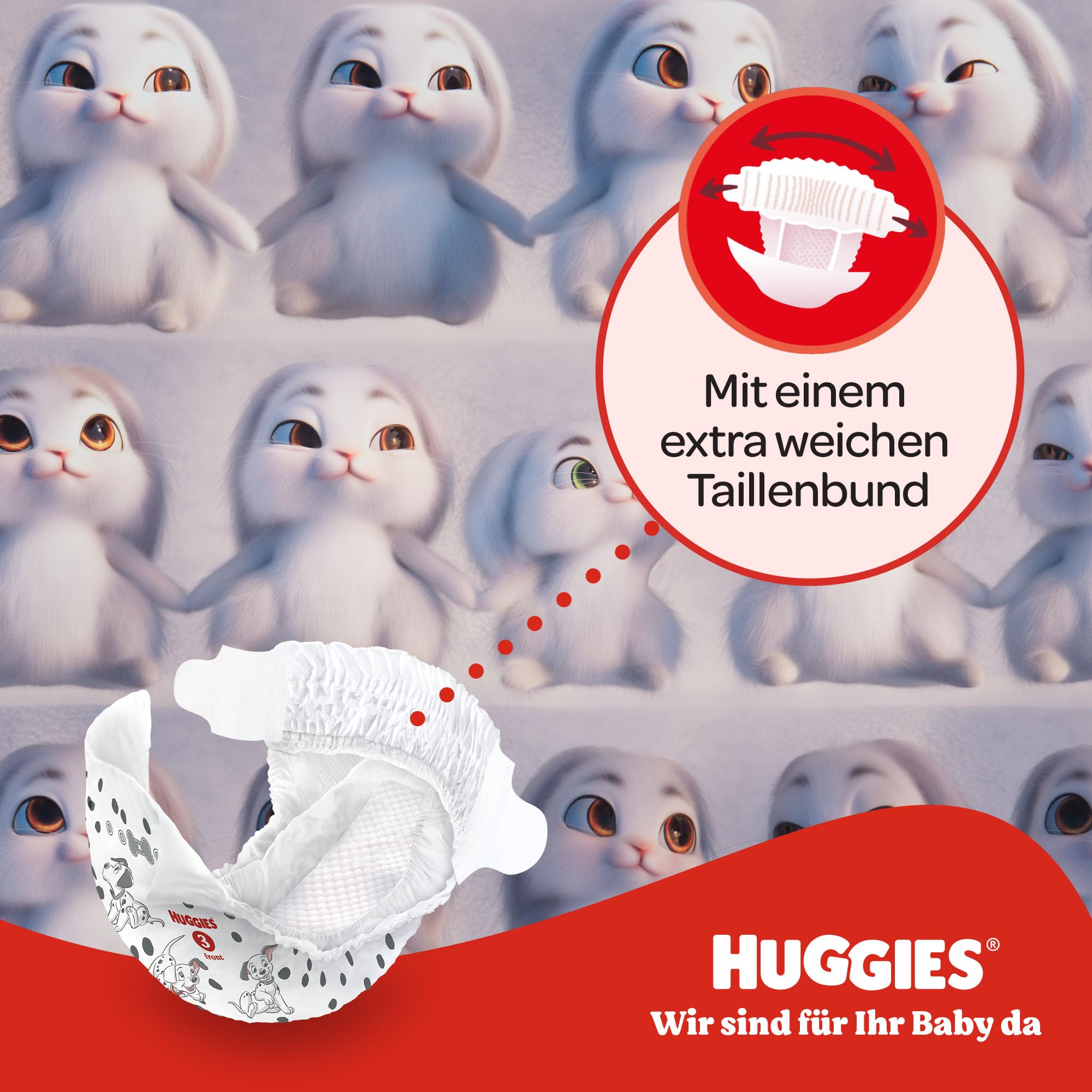 Huggies Baby-Windeln Little Movers Disney Größe 6, 102 St. (3 x 42)