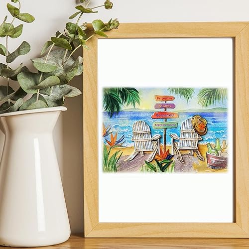 Miniatura 9 de Red Bus On The Beach, tarjeta Under The Sea, nueva aventura, viaje por carretera, tarjeta de viaje para cumpleaños, graduación, felicitaciones,