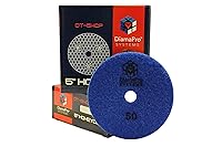 Vista 4 de Almohadillas de pulido de panal de abeja de 5 pulgadas, húmedo/seco, pulido de hormigón (grano 30)