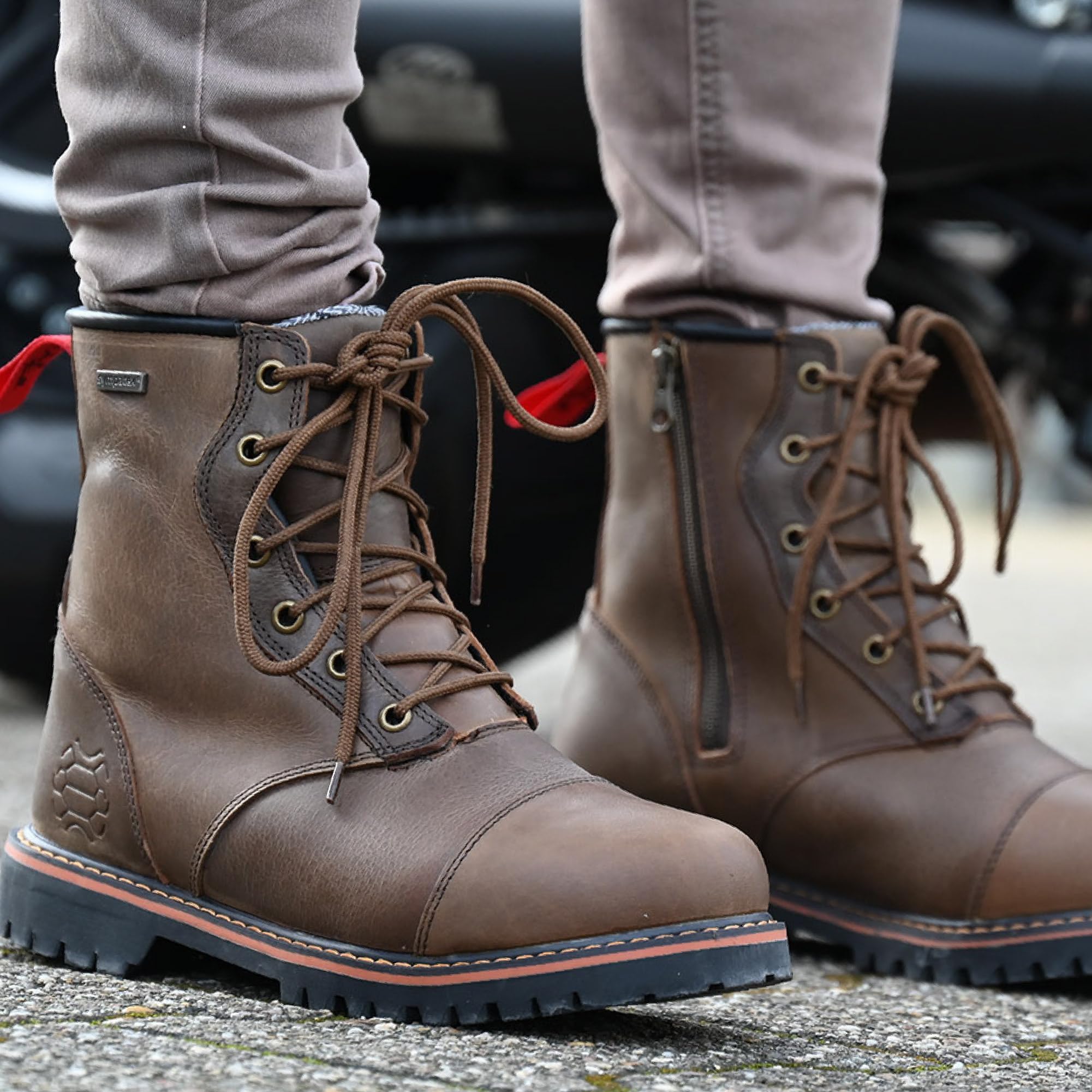 Stylische Carolina Motorradstiefel für Damen - Wasserdichte, Rutschfeste und Langlebige Boots für Sicherheit und Komfort