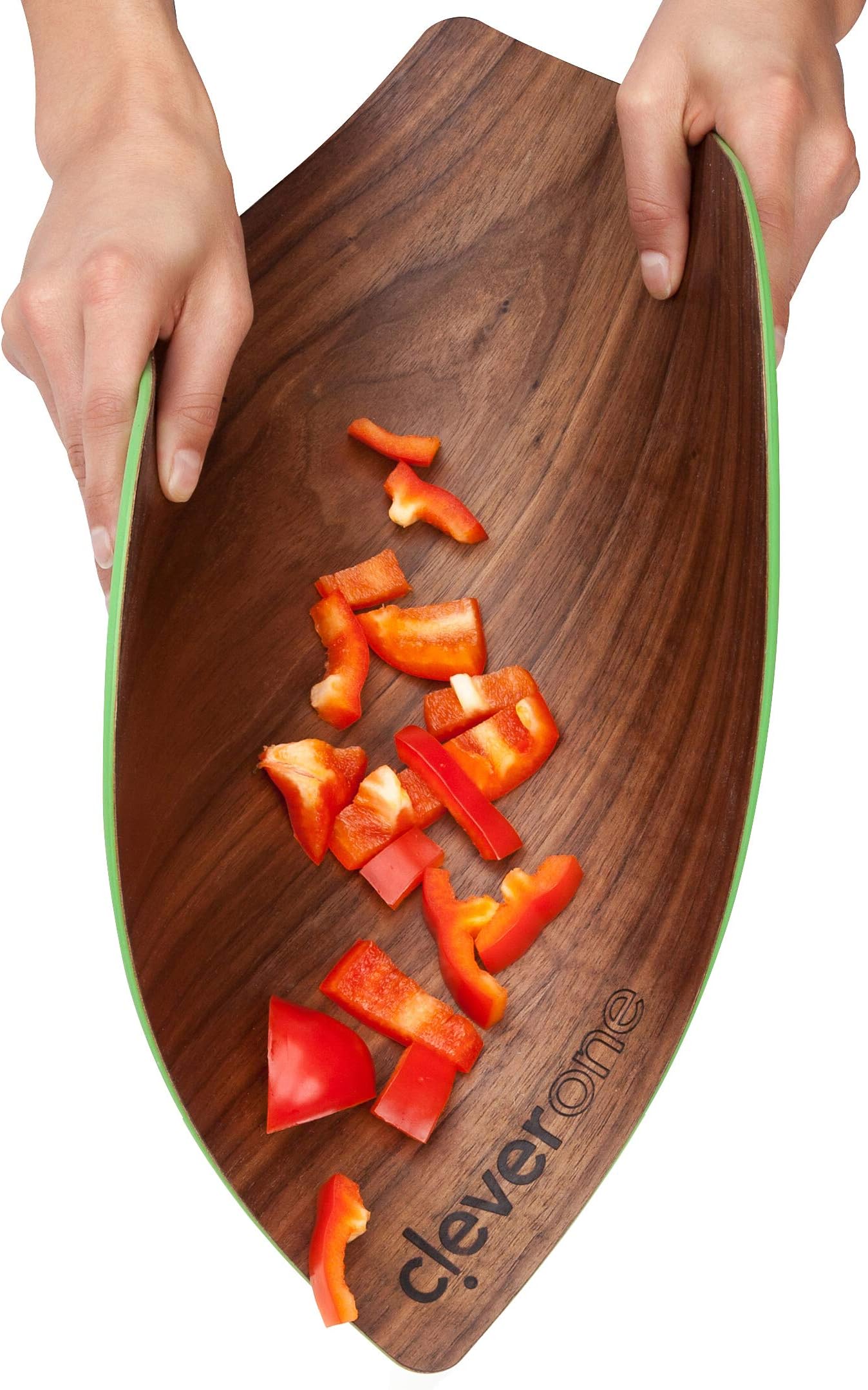 woodNflex flexible wood and silicone cutting board made of walnut