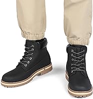 Vista 6 de Bruno Marc Botas clásicas de invierno y otoño para hombre, botas de trabajo al aire libre 2.0