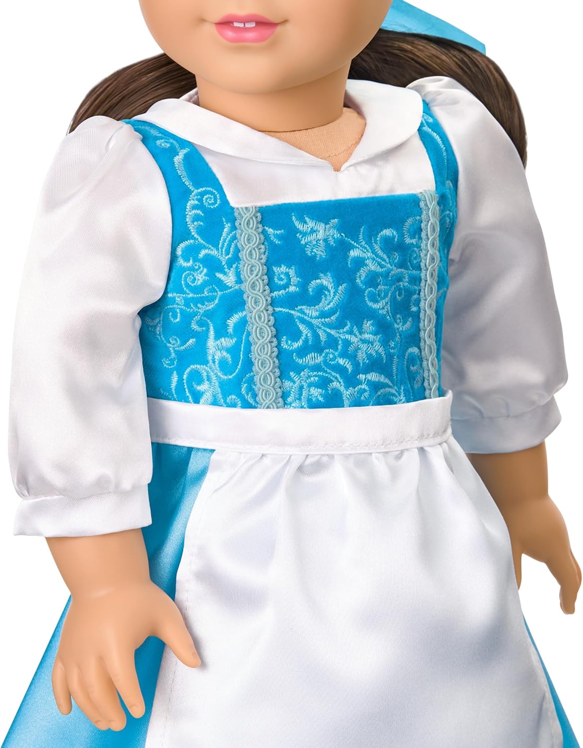 American Girl, Disney, Princess Belle, Blue Dress, Mrs. Potts, Chip, & Accessories, 18-inch Doll Clothing, Ages 6+