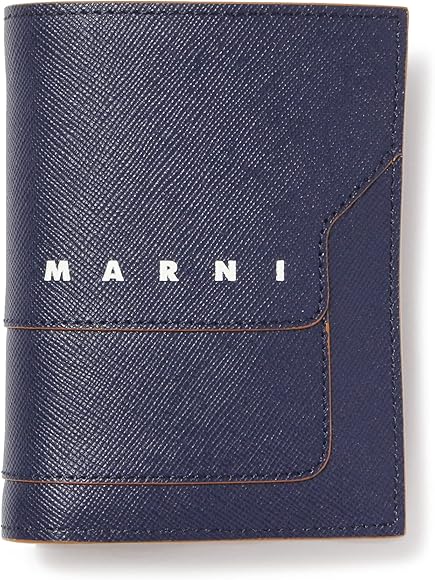 MARNI 二つ折り財布 ネイビー Marni 二つ折り財布 | ブルー | FARFETCH JP
