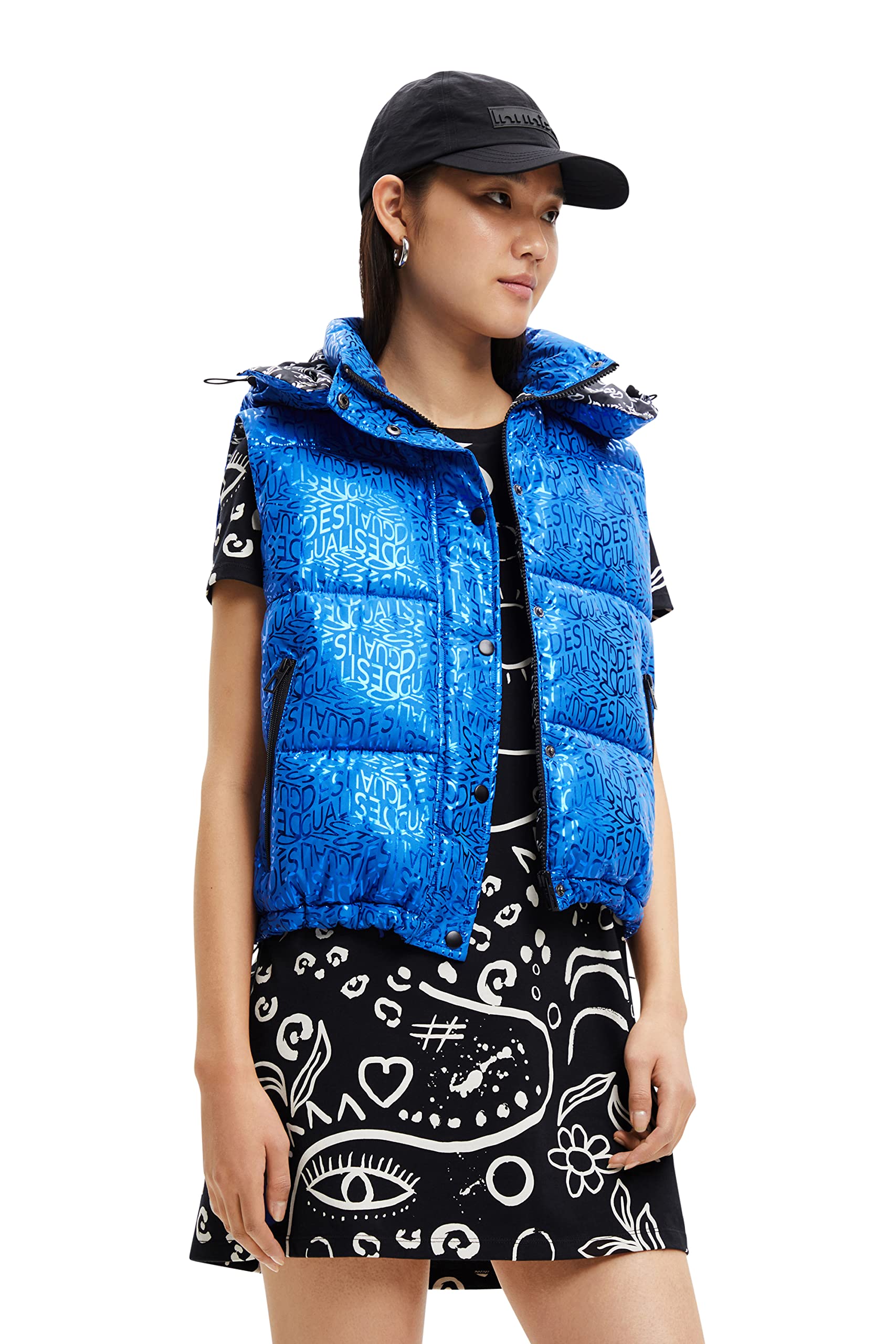 Desigual Cappotto Corto Imbottito Donna