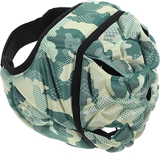 CORHAD Football Helmet Kids Leather Football Helmet Hat Boy Helmet Helmet Kids Football Helmet Wrestling Headgear Youth Kids Wrestling Headgear Sponge Football Helmet Shield Scrum Cap