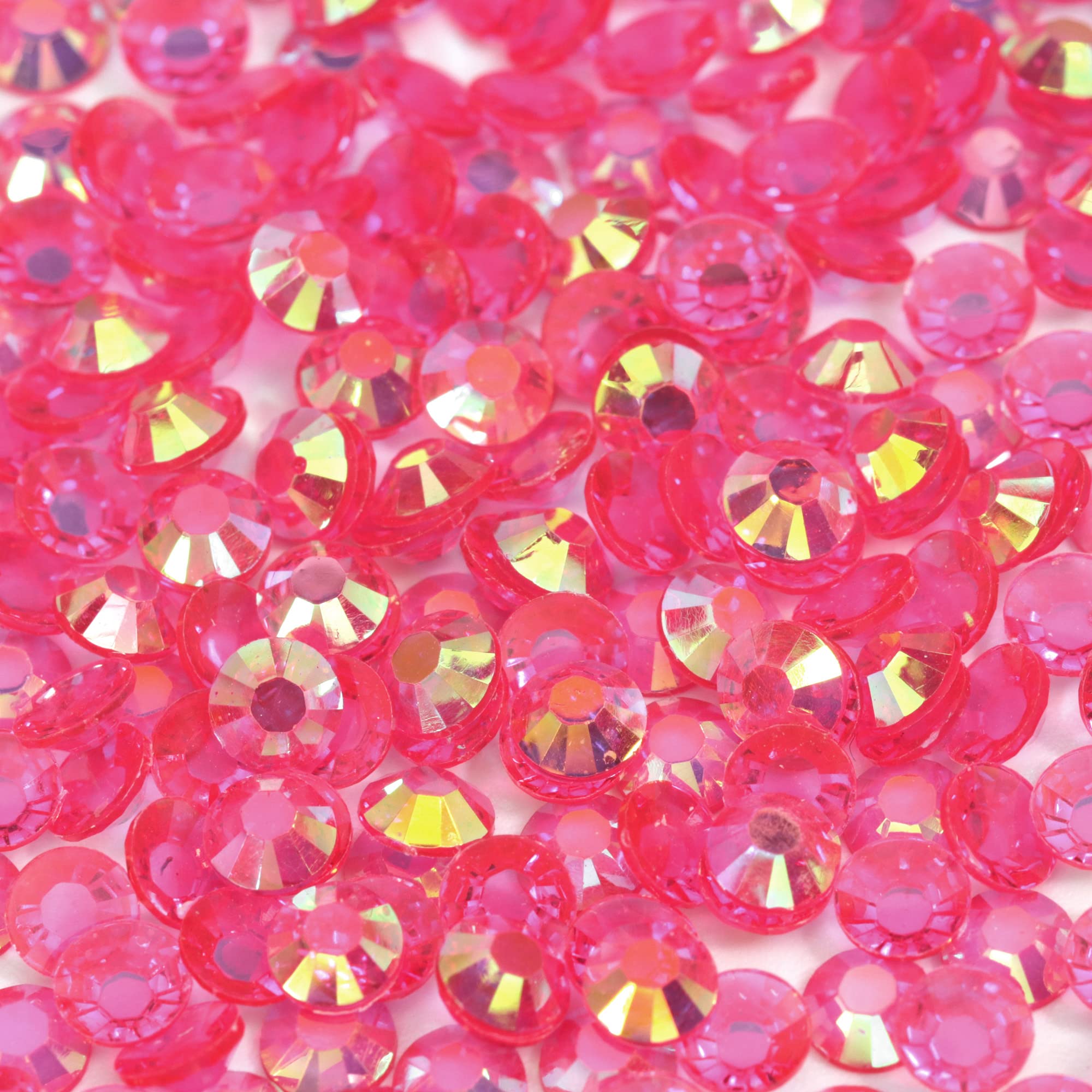 250pcs 6mm Flat Back Non-Stick Rhinestone Crystal Diamantes Nail Art & Craft Scrapbooking Embellishments 90 Available Colours (6mm, AB Clear #A13) — view 68