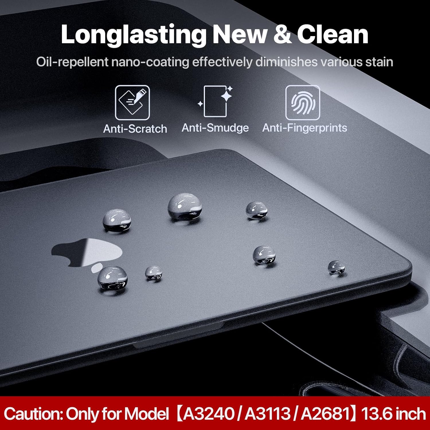 Matte Case for MacBook Air 13/13.6-inch (M4/M3/M2, 2022–2026 Models A3240 A3113 A2681), Lightweight | Scratch & Fingerprint Resistant | Closes Seamlessly | Ideal for Work, Travel & Study