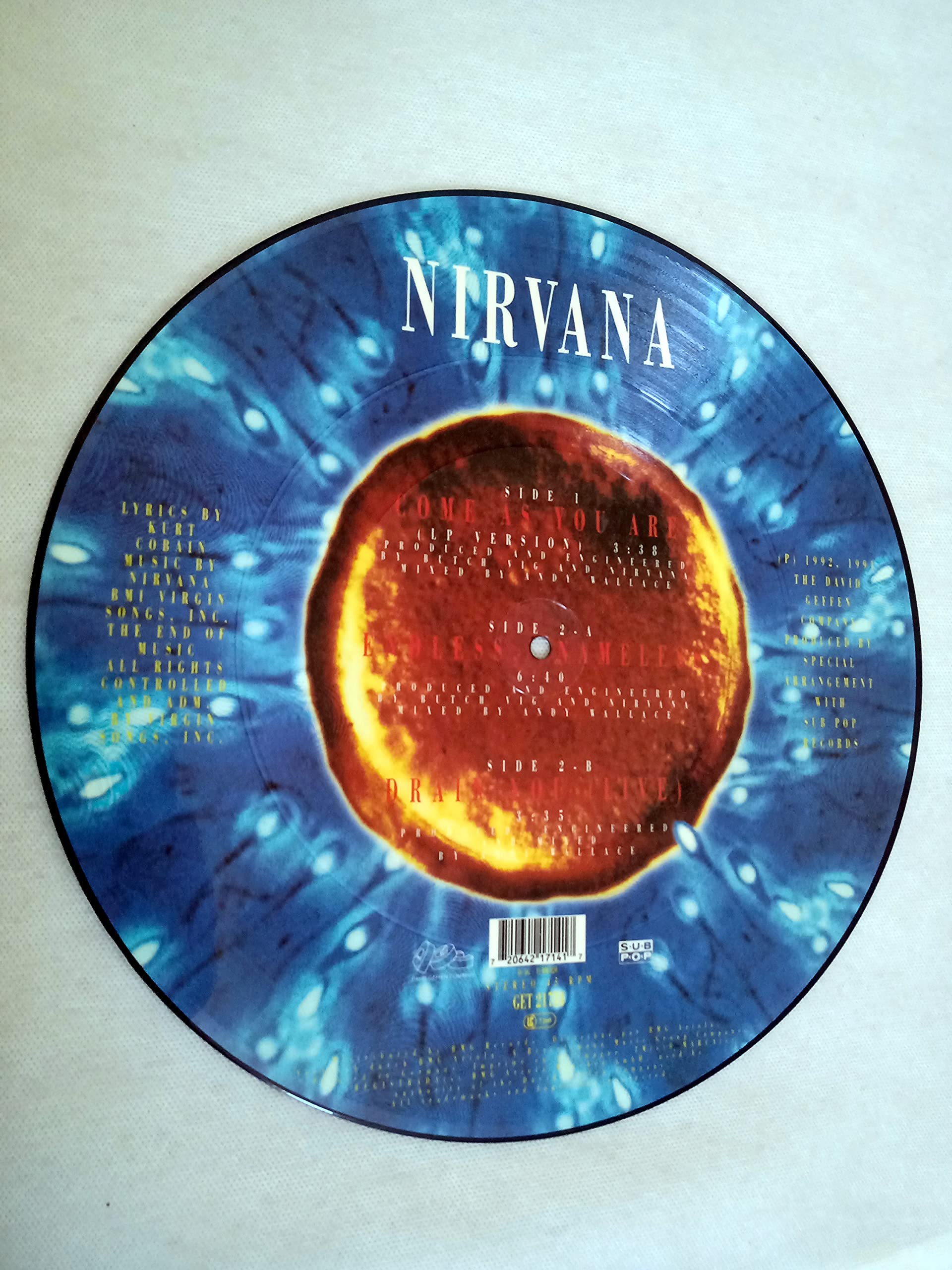 Come as you are/Endless, Nameless/scarico you [30,5 cm] vinile