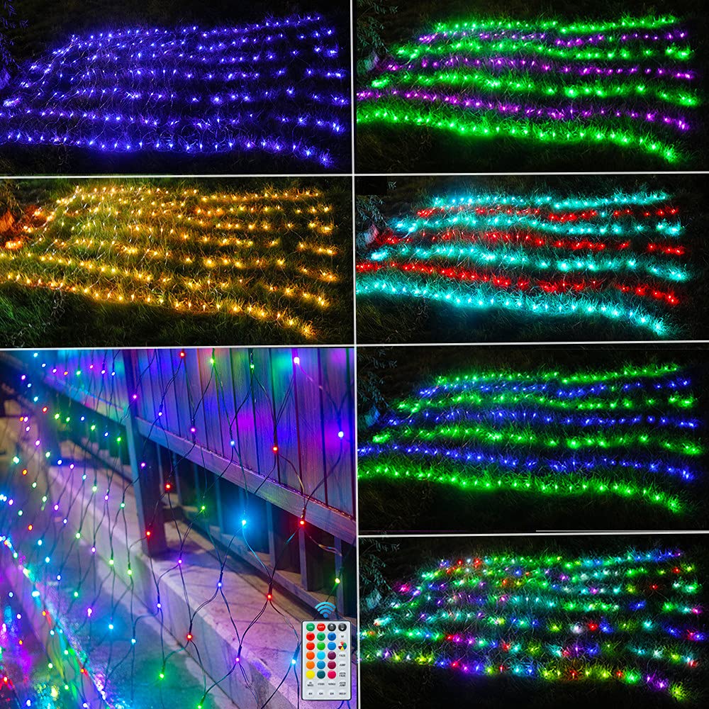 Multifunction Net Lights For Bushes Wintergreen Lighting 5 Ft.