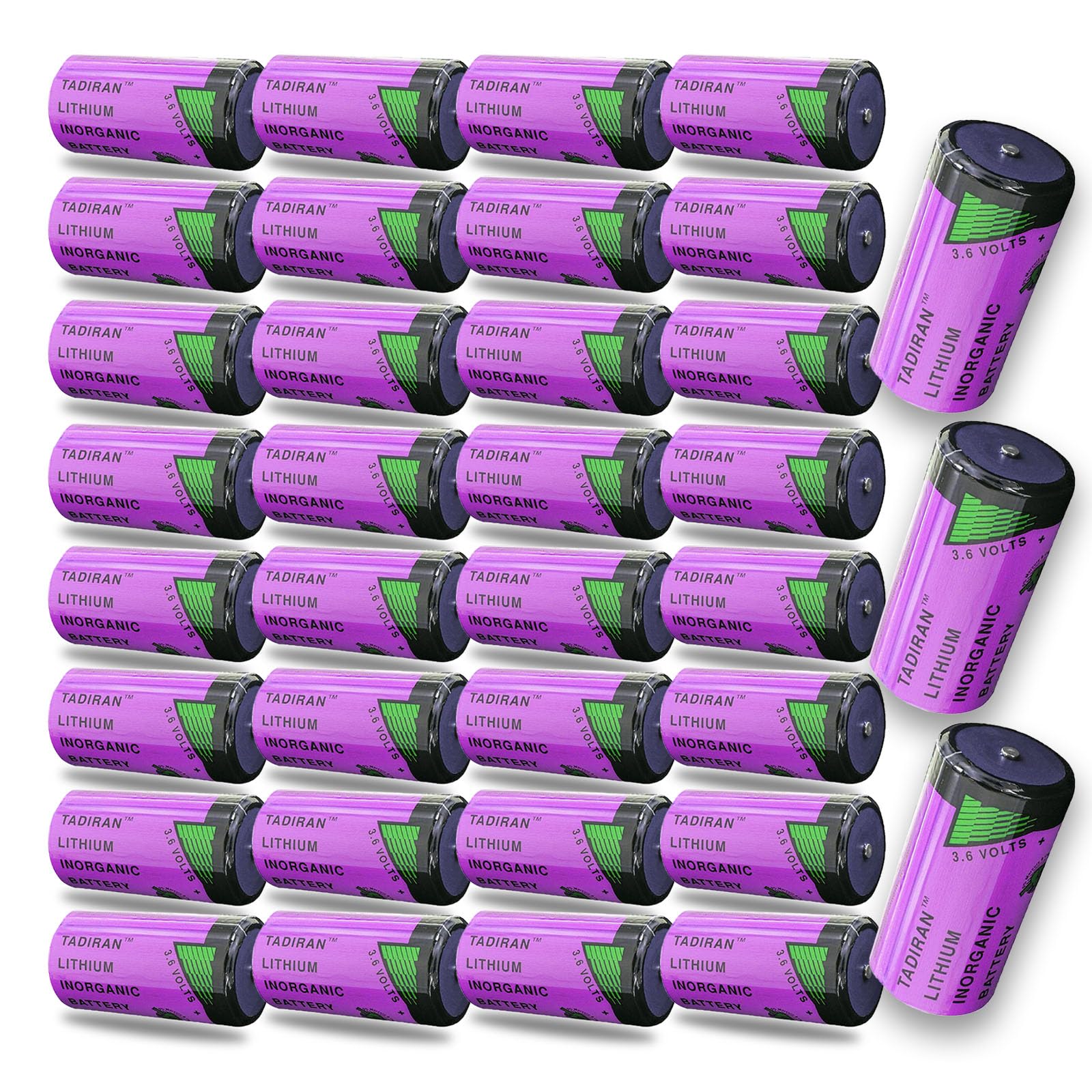 HDSBFCWYGG <- Pack of 35 -> TL-5930 3.6V 19000mAh Battery for Tadiran TL-5930 Series Size D Lithium Battery (LSH20 / LS33600)