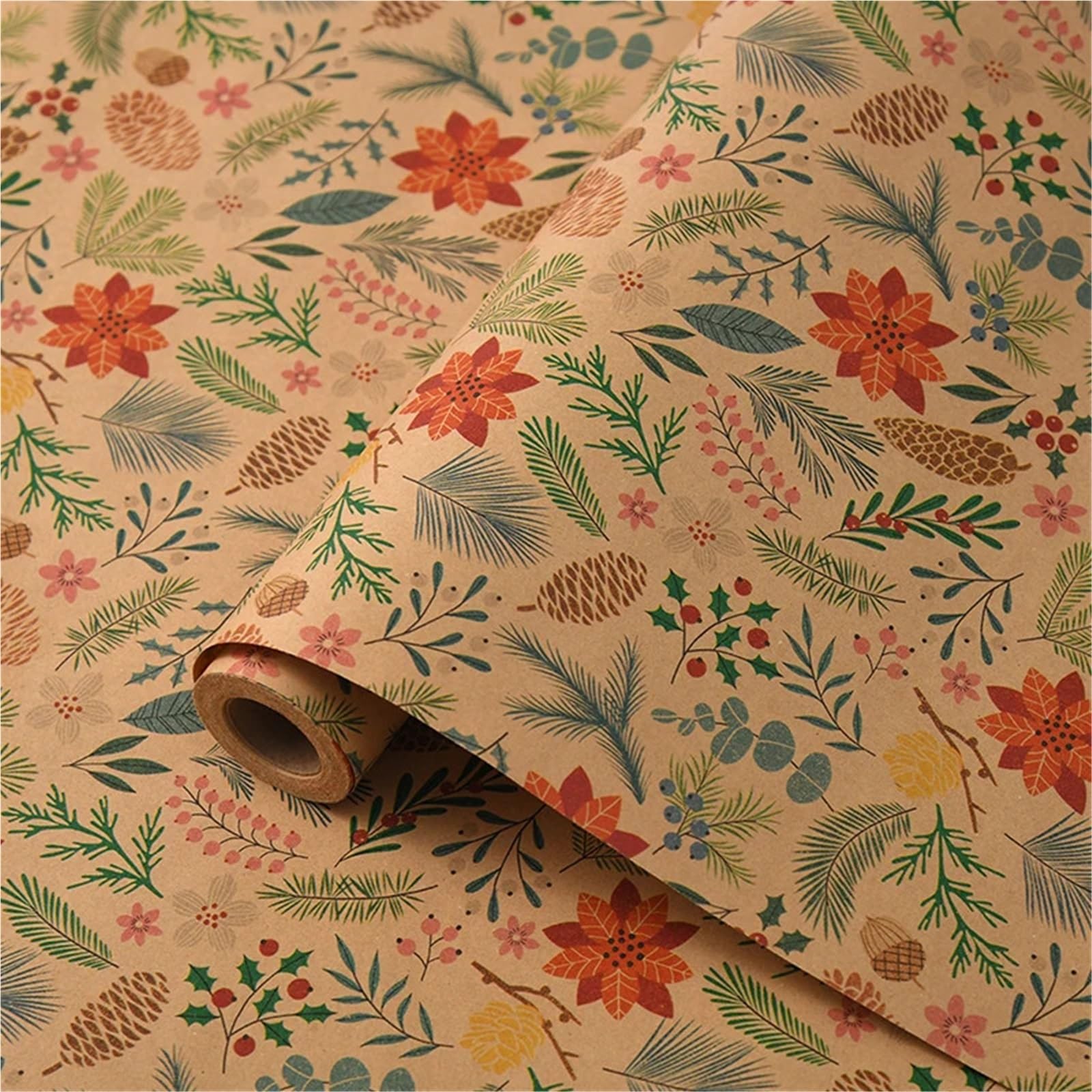 3 Rollen/Set 43 x 1000 cm Geschenkpapier für Valentinstag, Hochzeit | DIY Crafts Party Verpackung Blumenstrauß Verpackung Dekoration