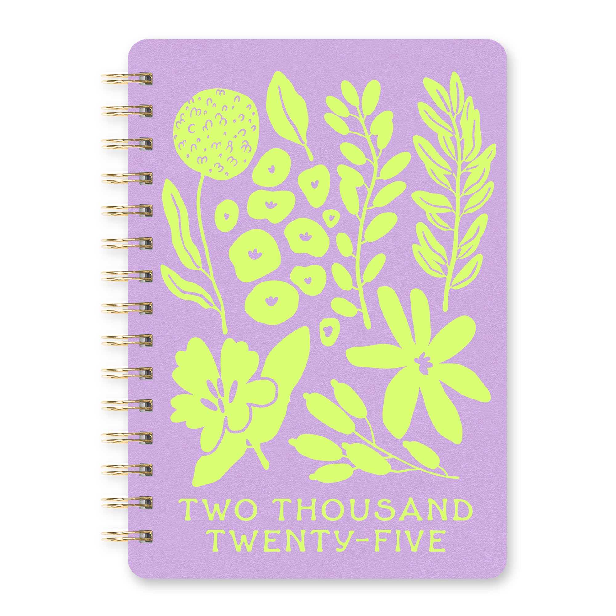 2025 Planner - Daily, Weekly and Monthly Planner 2024-2025, Orange Circle Studio 17 Month Calendar, July 2024 - December 2025, 5.75" x 8.25", Ideal for School - Agatha Planner Botanical Bliss Print